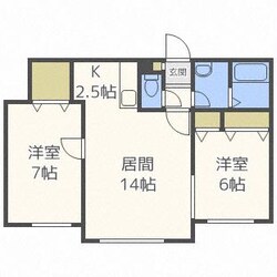 ＣＵＢＥ　Ｈ棟の物件間取画像